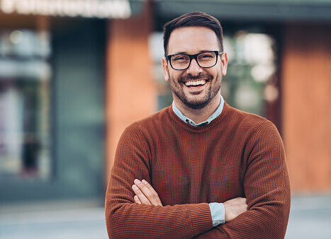 Portrait of a smiling man